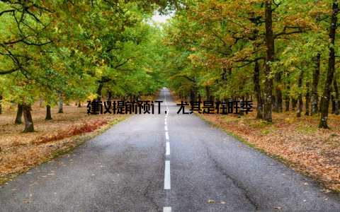 建议提前预订, 尤其是在旺季