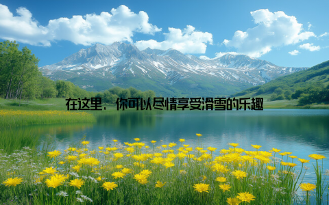 在这里, 你可以尽情享受滑雪的乐趣